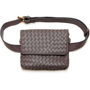 Lulu Dharma Woven Vegan Leather Hip Pack